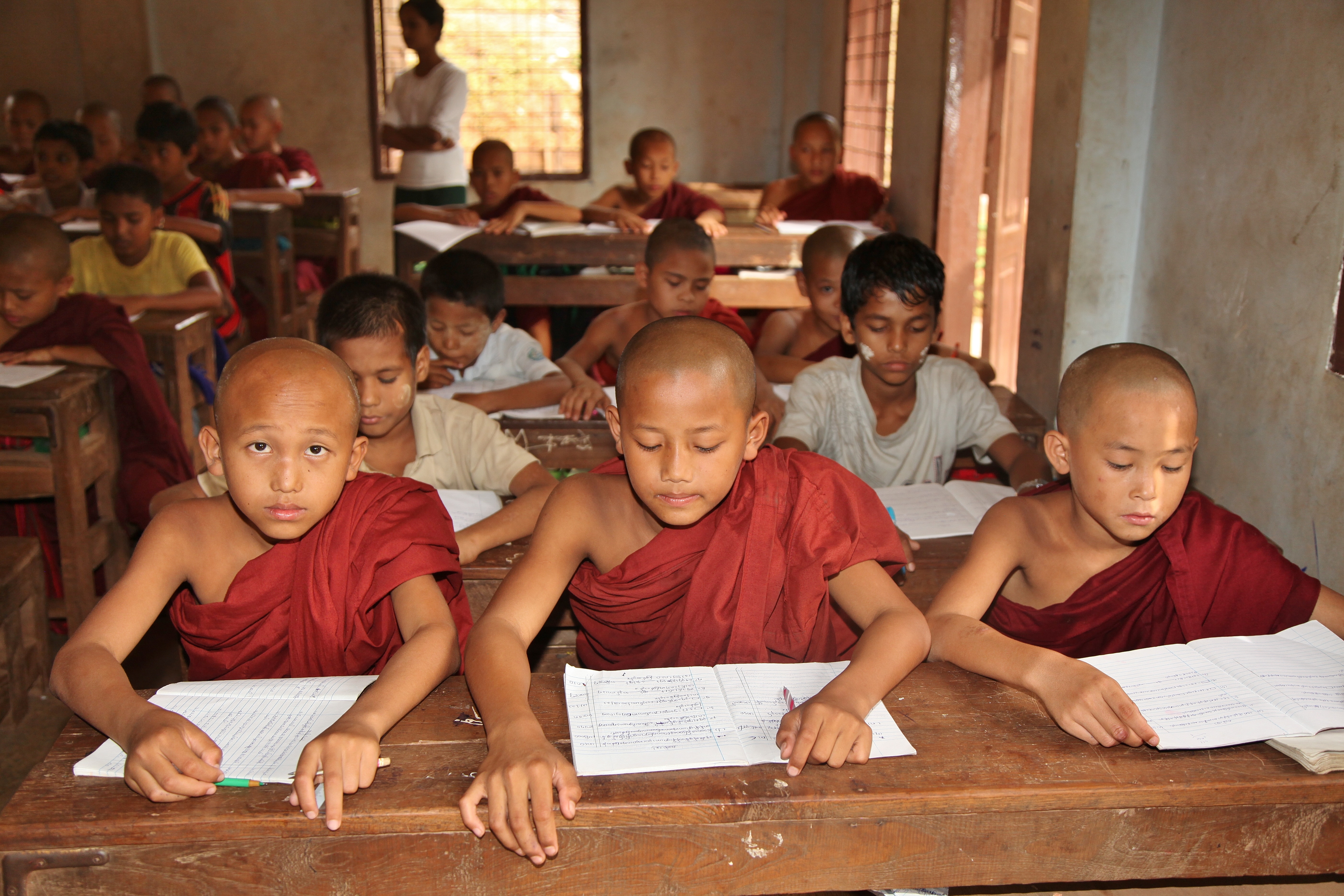 Schüler in Myanmar
