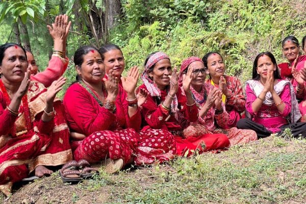 Müttergruppe in Nepal