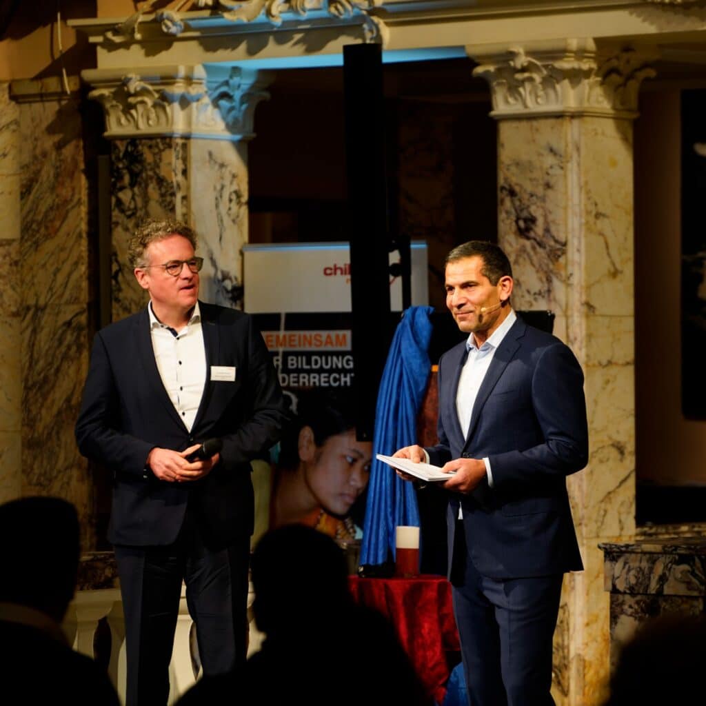 Jochen Fortner mit Mitri Sirin bei Purpose in Action