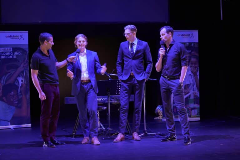 Thorben 2022 auf der Childaid-Gala