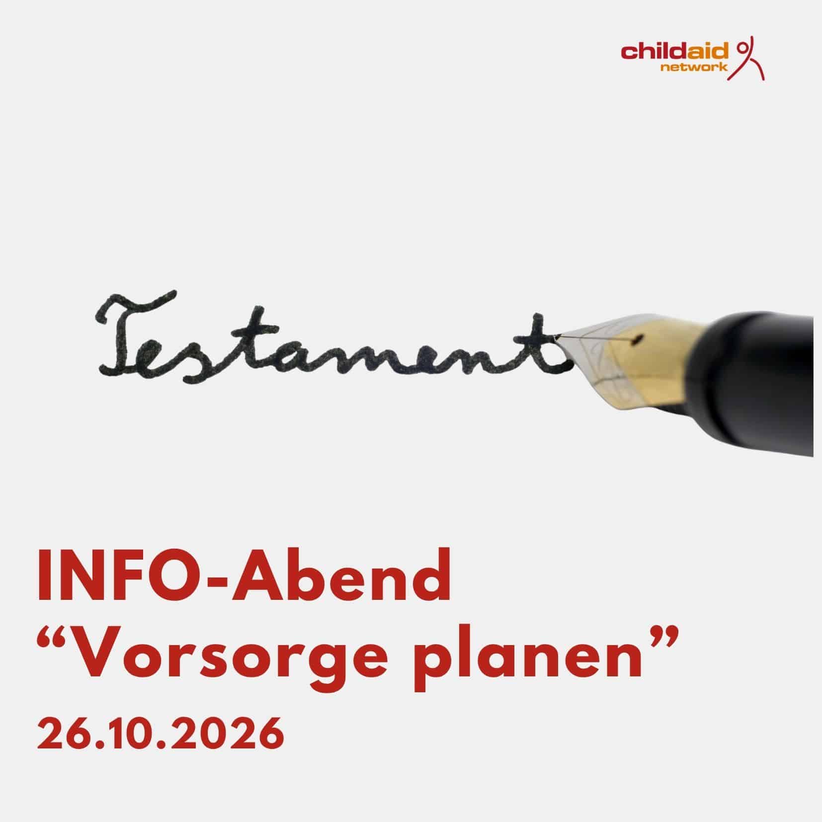 Infoabend Vorsorge planen
